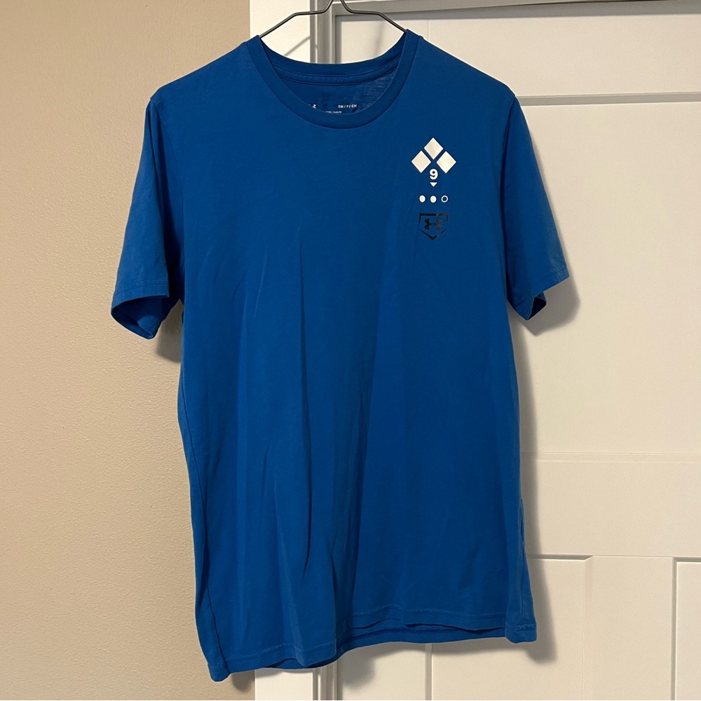 Under Armour Blue Crew Neck Short Sleeve Tee